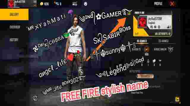 Free fire Style name