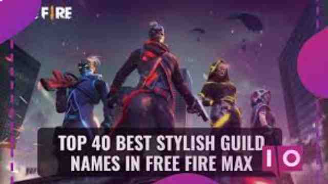 50+ best Free Fire Guild names and symbols