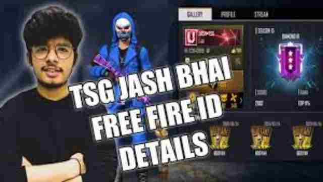 TSG Jash's Free Fire MAX ID, headshots, K/D ratio