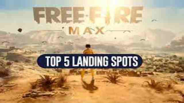 Top 5 Free Fire MAX landing spots