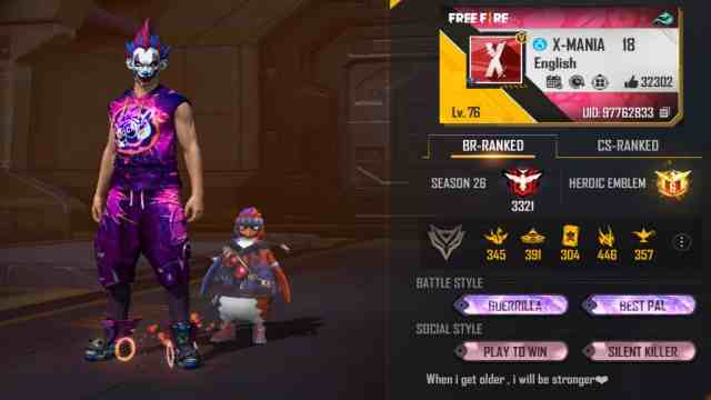 X-Mania’s Free Fire MAX ID Overview: